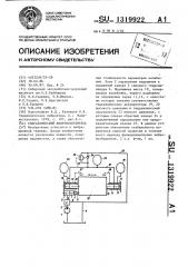 Гидравлический вибровозбудитель (патент 1319922)