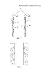 Армированная кирпичная кладка (патент 2600951)