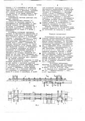 Конвейерная система для транспортирования крупногабаритных изделий (патент 725960)