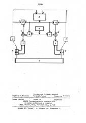 Способ синхронизации гидродвигателей и устройство для синхронизации гидродвигателей (патент 931991)