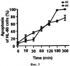 Средство, стимулирующее апоптоз клеток лейкемии человека (патент 2360692)