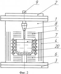Установка для выращивания монокристаллов, например, сапфиров (патент 2404297)