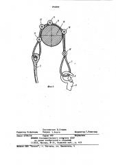 Устройство для заведения швартового троса в рым рейдовой бочки (патент 854802)