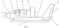 Взлетно-посадочный комплекс устройств и способ обеспечения взлета и посадки экраноплана (патент 2254251)