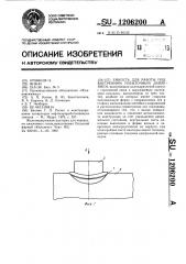 Емкость для работы под внутренним избыточным давлением (патент 1206200)