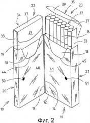 Пачка для сигарет (патент 2383482)