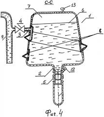 Санитарно-техническое устройство туалета, работающее при повышенном давлении (патент 2322553)