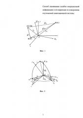 Способ оценивания ошибок инерциальной информации и её коррекции по измерениям спутниковой навигационной системы (патент 2617565)