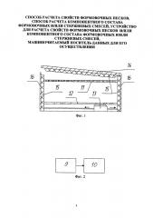 Способ расчета свойств формовочных песков, способ расчета компонентного состава формовочных и/или стержневых смесей, устройство для расчета свойств формовочных песков и/или компонентного состава формовочных и/или стержневых смесей, машиночитаемый носитель данных для его осуществления (патент 2654384)