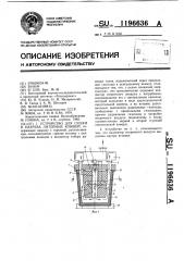 Устройство для сушки и нагрева литейных ковшей (патент 1196636)