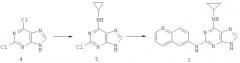 N2-хинолил- или изохинолилзамещенные производные пурина, способы их получения и использования (патент 2417230)