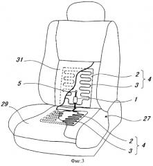 Нагревательное устройство для сиденья (патент 2403845)
