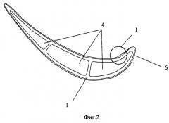 Лопатка турбины (патент 2267615)