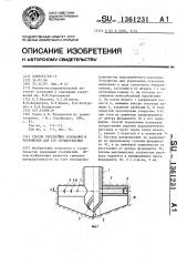 Способ укрепления основания и устройство для его осуществления (патент 1361231)