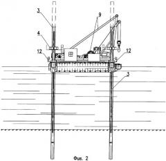 Плавучая платформа (патент 2314964)