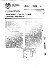 Запоминающее устройство (патент 1424054)