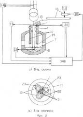 Дуговая печь для выплавки стали с использованием металлизованных окатышей (патент 2374582)