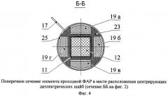 Элемент проходной фазированной антенной решетки (патент 2461931)