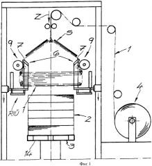 Способ и устройство для надевания рукавной пленки или пленочного чехла на штабель груза (патент 2478066)