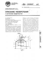 Устройство для пеногашения (патент 1304847)