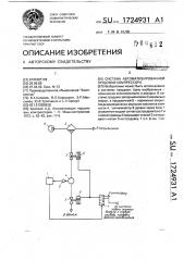 Система автоматизированной продувки компрессора (патент 1724931)