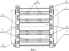 Браслет из протекторов для защиты от коррозии подводной части металлических конструкций сооружения (патент 2270277)