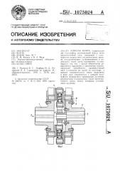 Упругая муфта (патент 1075024)