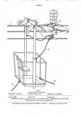 Тележка для передвижения по проводам расщепленной фазы воздушной линии электропередачи (патент 1584014)