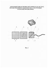 Автогидирующая оптико-механическая система оптоволоконного спектрографа со встречной засветкой оптоволокна (патент 2625638)