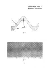 Многослойная панель с ферменным заполнителем (патент 2619786)