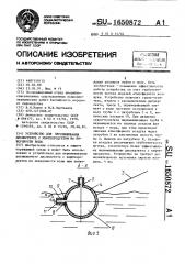 Устройство для перемешивания диспергента с нефтепродуктом на поверхности воды (патент 1650872)