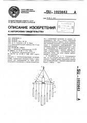 Грузозахватное устройство (патент 1025643)
