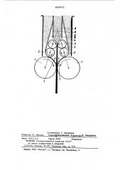 Устройство для прокатки трехслой-ной ленты из порошковых материалов (патент 839692)