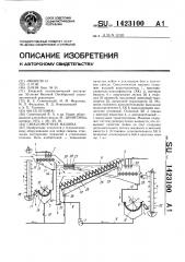 Свекломоечная машина (патент 1423100)