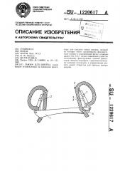 Зажим для шнурка (патент 1220617)