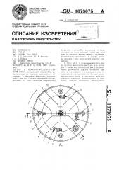 Поворотно-делительный стол (патент 1073075)