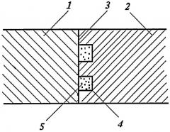 Способ акустического согласования сред с плоской границей контакта (патент 2415412)
