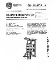 Нитетормозное приспособление к барабанному устройству для временного накопления нити во время подачи (патент 1038274)