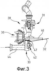 Устройство с сочлененным манипулятором для загрузки и разгрузки продуктов, в частности текучих продуктов (патент 2274579)