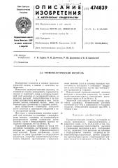 Термопластический носитель (патент 474839)