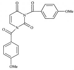 1,3-бис(4-метоксибензоил)пиримидин-2,4(1н,3н)-дион, обладающий разрывающей поперечные сшивки гликированных белков активностью (патент 2643520)