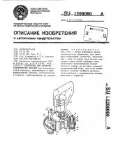 Устройство для зачистки поверхностей изделий (патент 1206060)