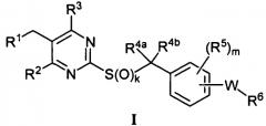 2-s-бензилзамещенные пиримидины в качестве антагонистов crth2 (патент 2491279)