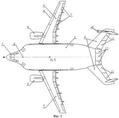 Самолет с несущим фюзеляжем (патент 2282560)