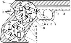 Дисковый револьвер с уплотненным хордальным расположением камор (патент 2630042)