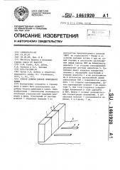 Способ добычи блоков природного камня (патент 1461920)