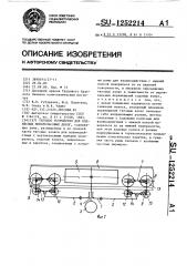 Тяговое устройство для подвесных монорельсовых дорог (патент 1252214)