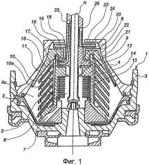 Роторный узел для центробежного сепаратора (патент 2445170)
