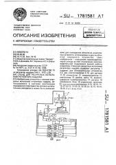 Стенд для ресурсных испытаний регулятора наддува (патент 1781581)