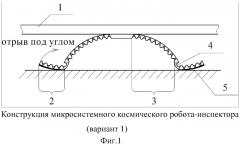 Микросистемный космический робот-инспектор (варианты) (патент 2566454)